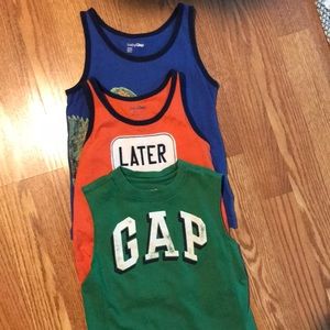 All 3 size 3t baby gap tank tops